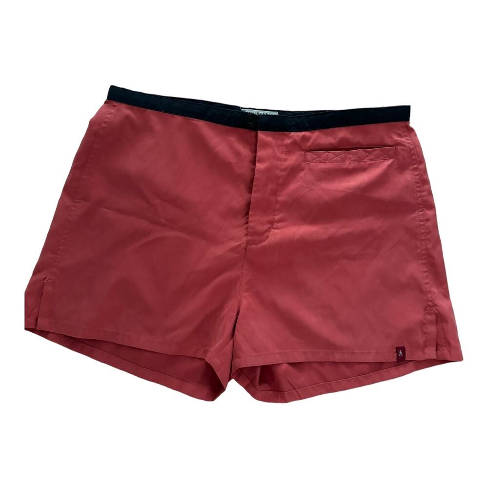 Royal Robbins hiking outdoor travel shorts red- orange color size 10 - Picture 2 of 10
